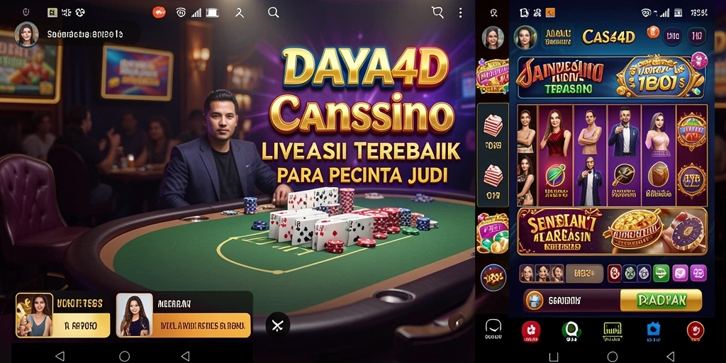 Tampilan gameplay menarik dari aplikasi Live Casino DAYA4D.