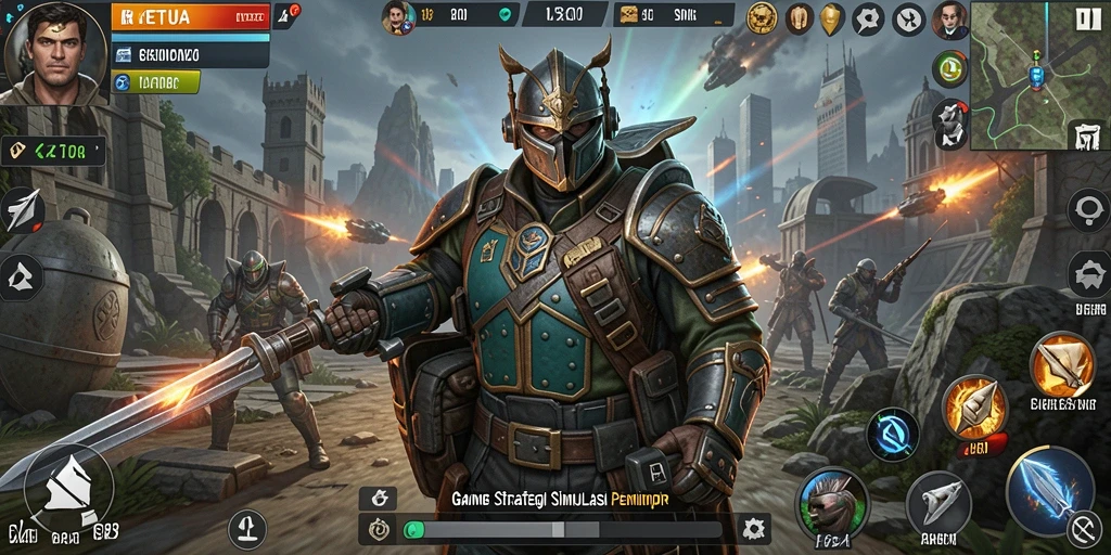 Tangkapan layar gameplay KETUA menampilkan aksi strategis yang menegangkan.