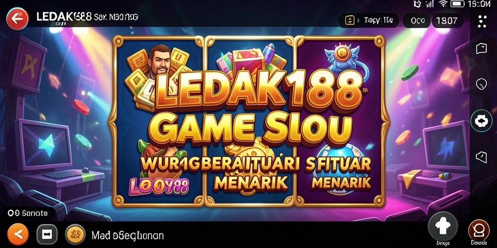 Screenshot LEDAK188 menampilkan gameplay slot yang mengasyikkan.
