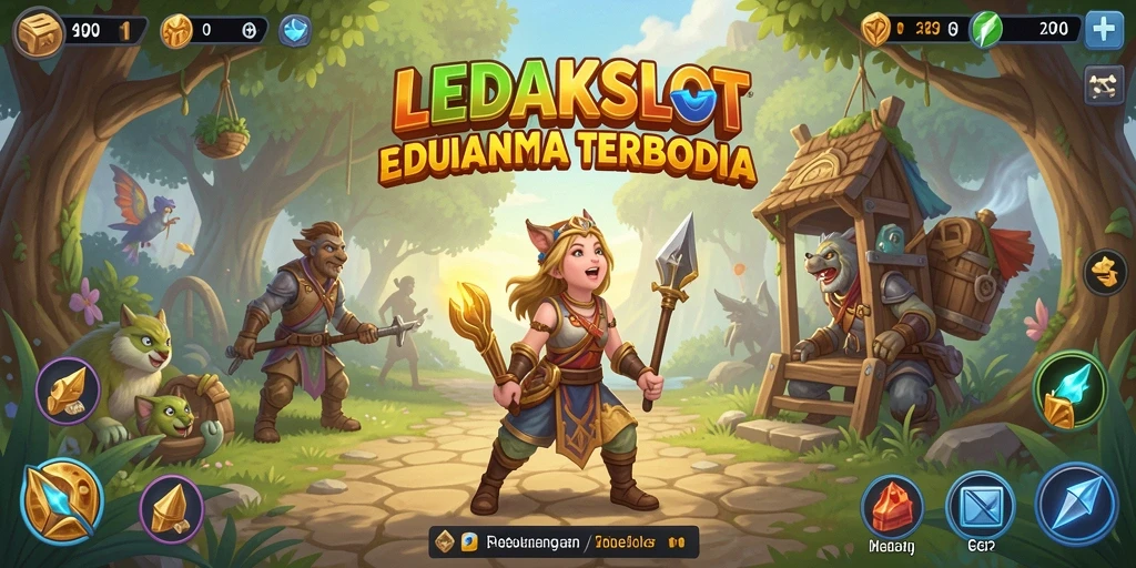 Tampilan gameplay seru dalam dunia terbuka LEDAKSLOT.