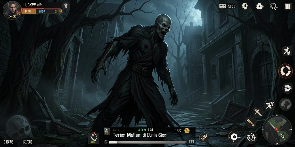 Gameplay menegangkan di dunia angker dalam LUCKYRP.