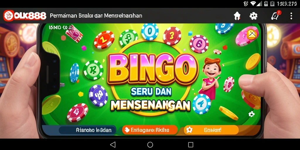 Tangkapan layar OLX888 menampilkan pemain sedang bersenang-senang bermain Bingo.