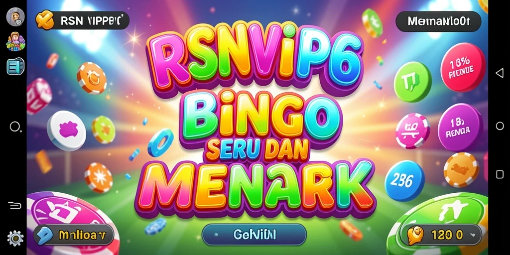Tampilan gameplay Bingo RSNVIP6 yang menarik dan interaktif.