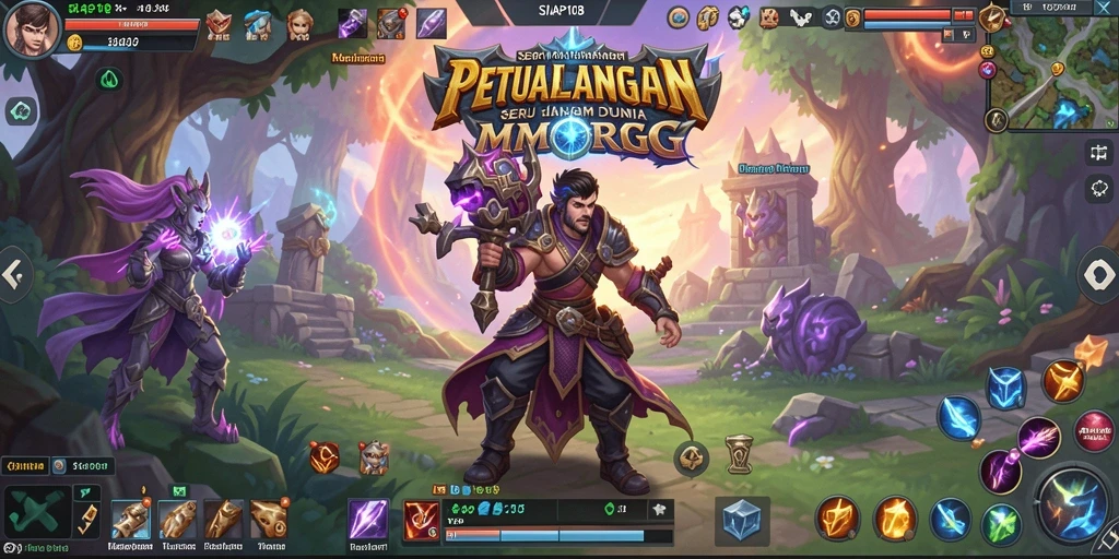 Tampilan gameplay seru di dunia fantastis SIAP108.