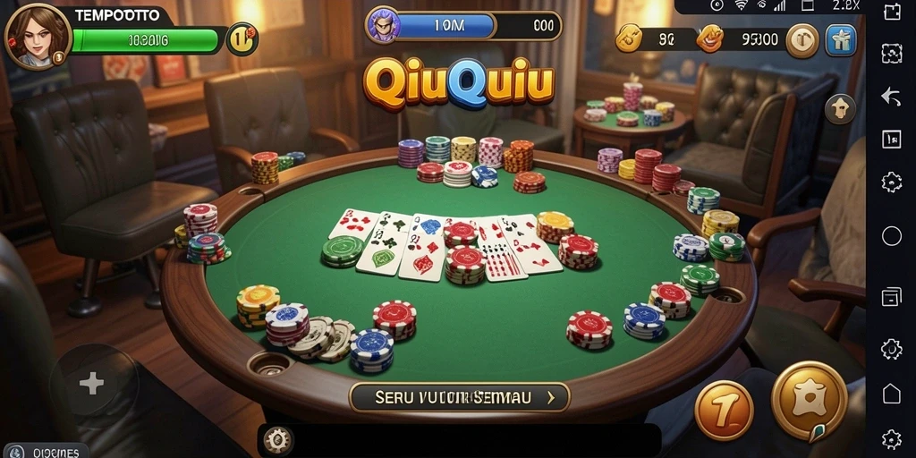 Tangkapan layar dari gameplay TEMPOTOTO yang menegangkan.