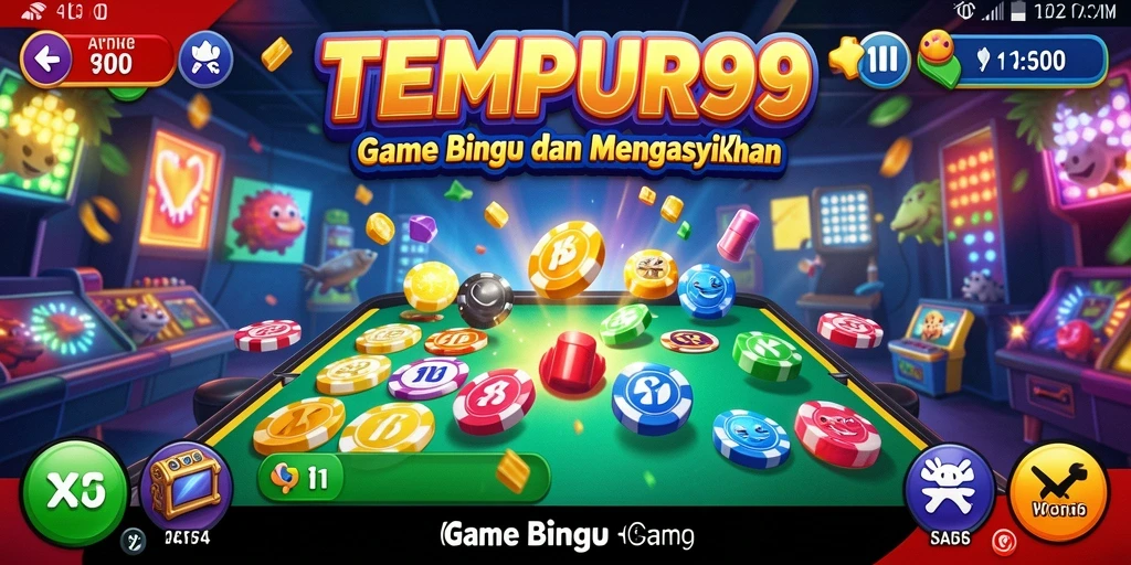 Screenshot gameplay TEMPUR99 yang menunjukkan keseruan Bingo.